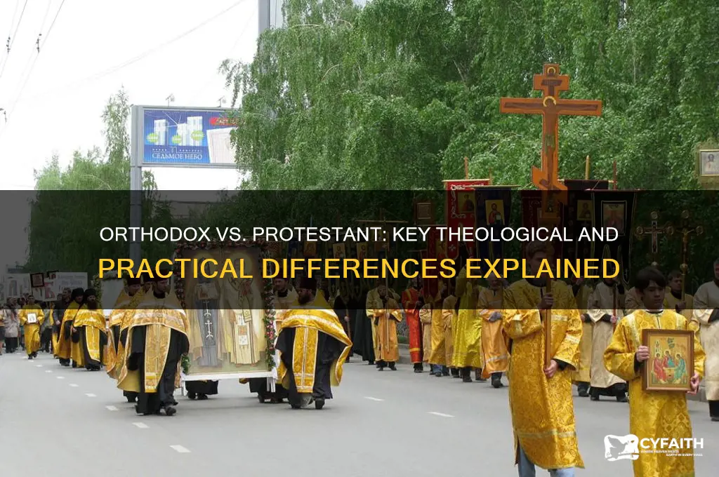 what is difference between orthodox and protestant