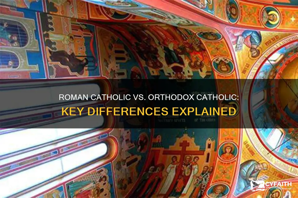what is different roman catholic and orthodox catholic