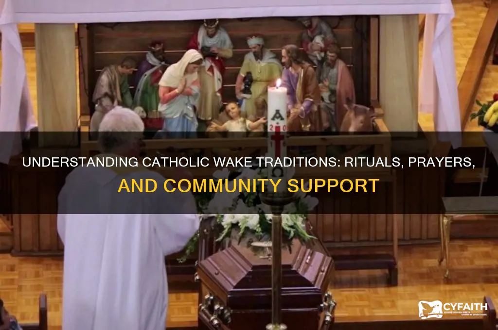 what is done at a catholic wake