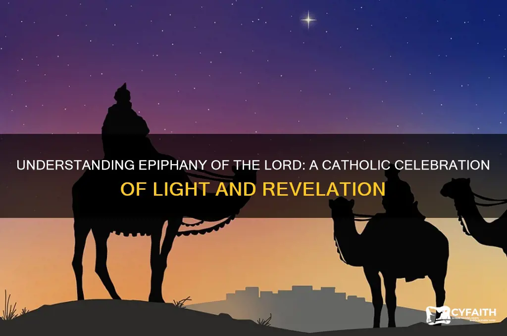 what is epiphany of the lord catholic