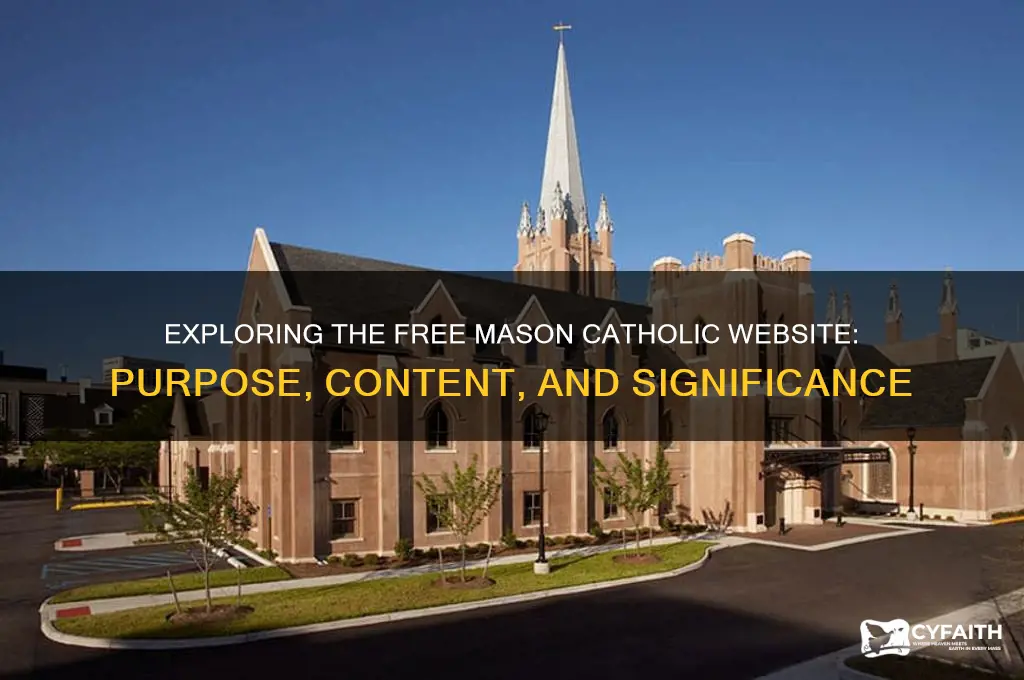 what is free mason catholic website