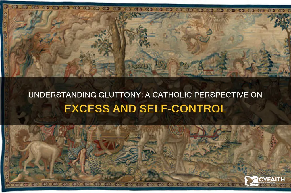 what is gluttony catholic