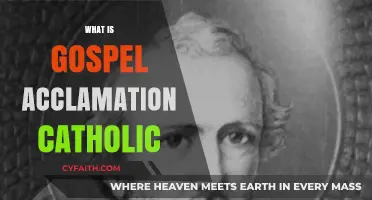 Understanding the Gospel Acclamation in Catholic Liturgy: Meaning and Purpose