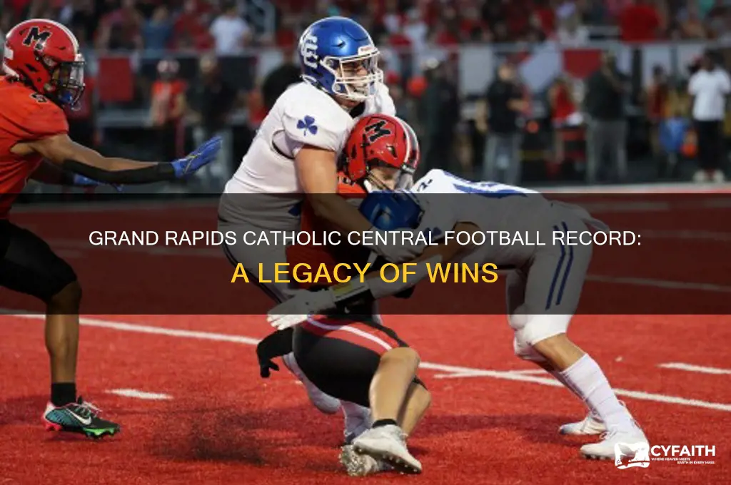 what is grand rapids catholic central football record