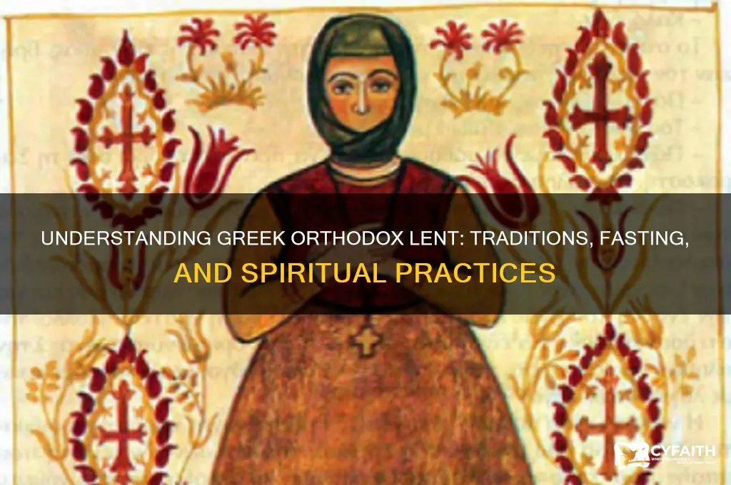 what is greek orthodox lent