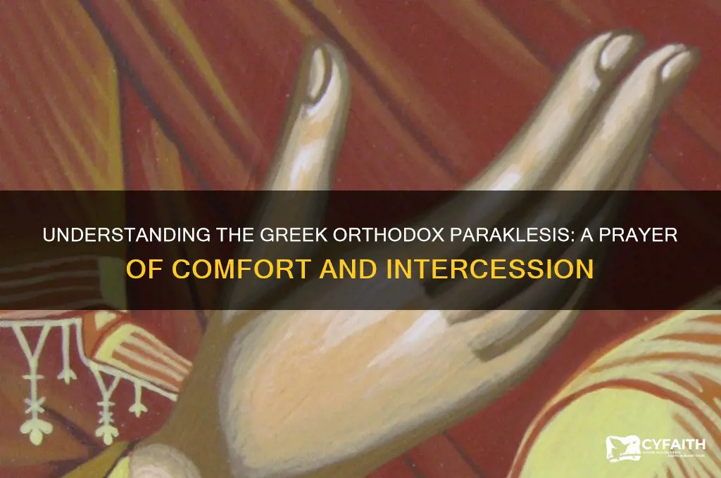 what is greek orthodox paraklesis