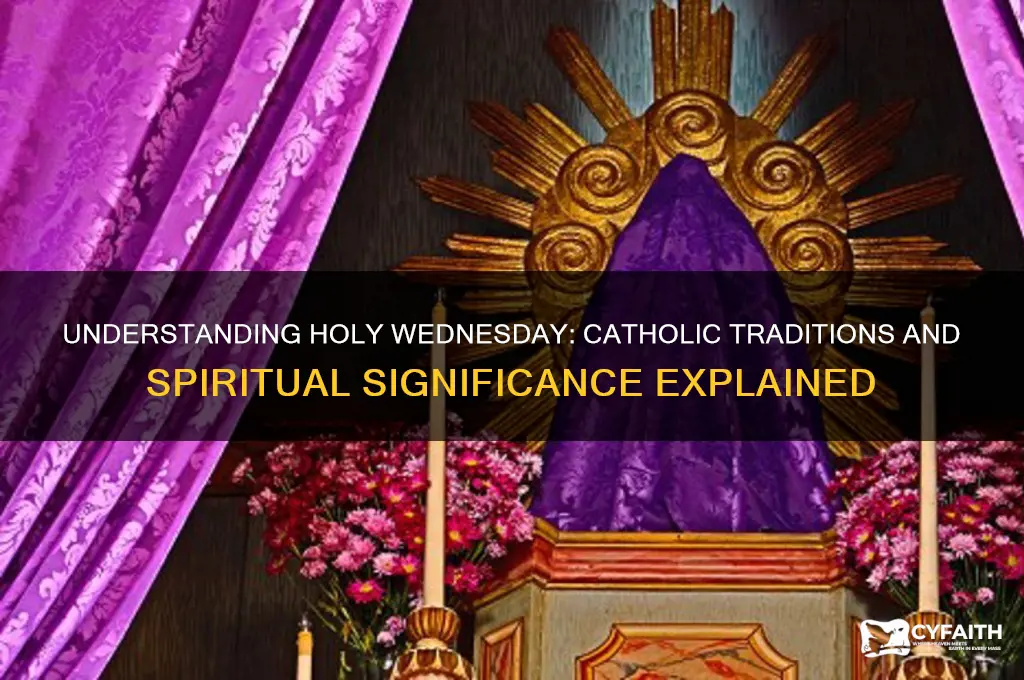 what is holy wednesday catholic