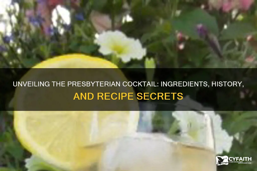 what is in a presbyterian drink