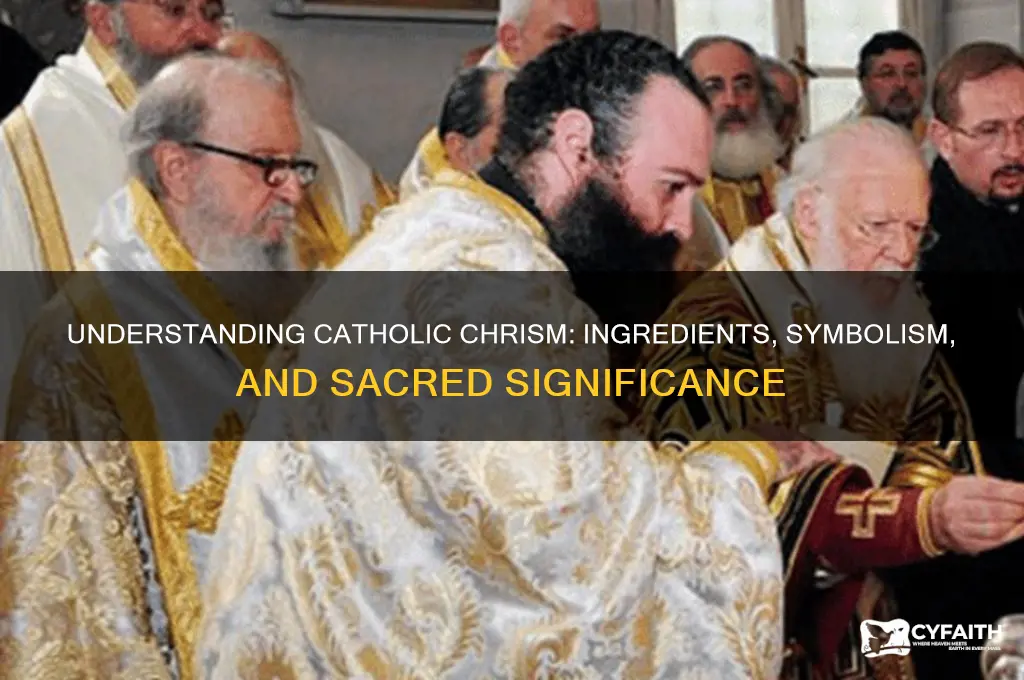 what is in catholic chrism