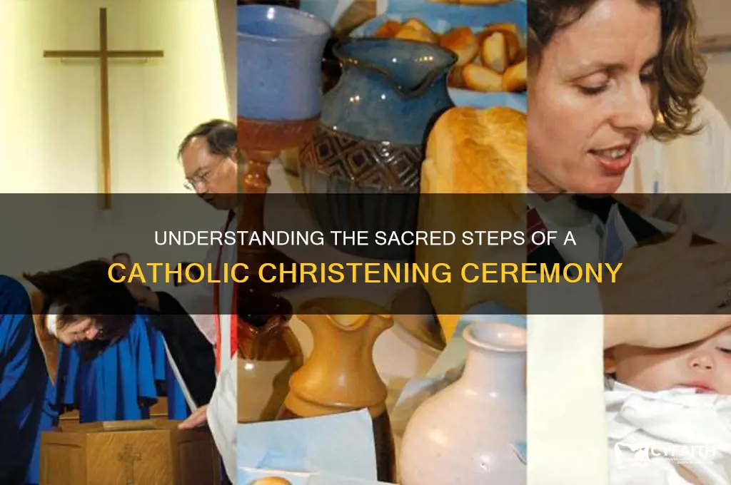 what is involved in a catholic christening