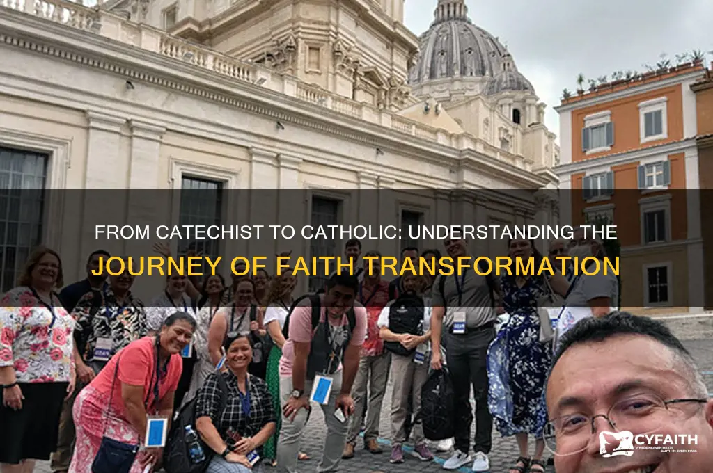 what is it called when a catechist becomes a catholic