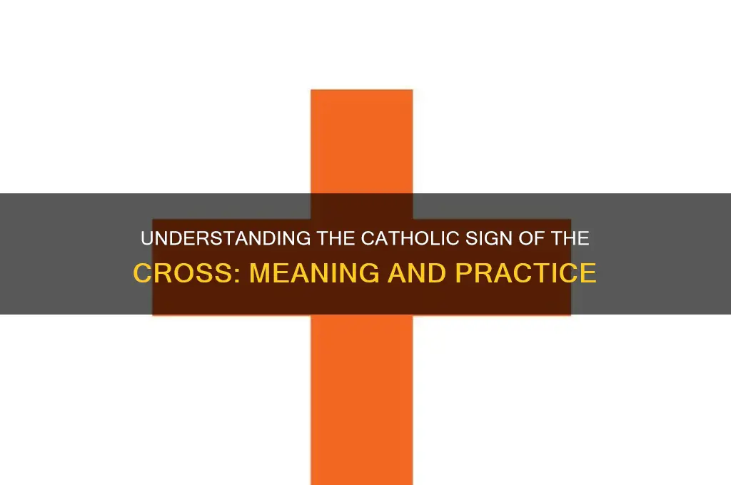 what is it called when catholics cross their chest