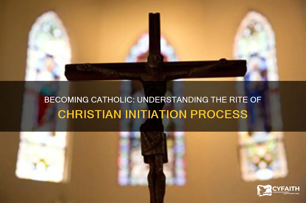 what is it called when you are becoming catholic