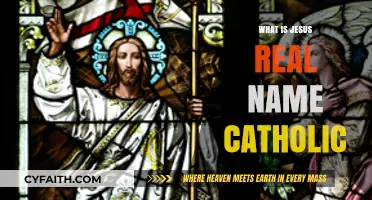 Jesus' True Name: Unveiling the Catholic Perspective on His Identity