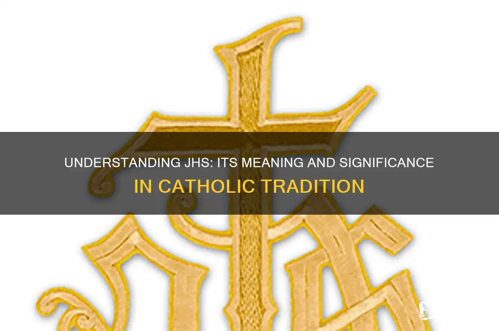 what is jhs in catholic