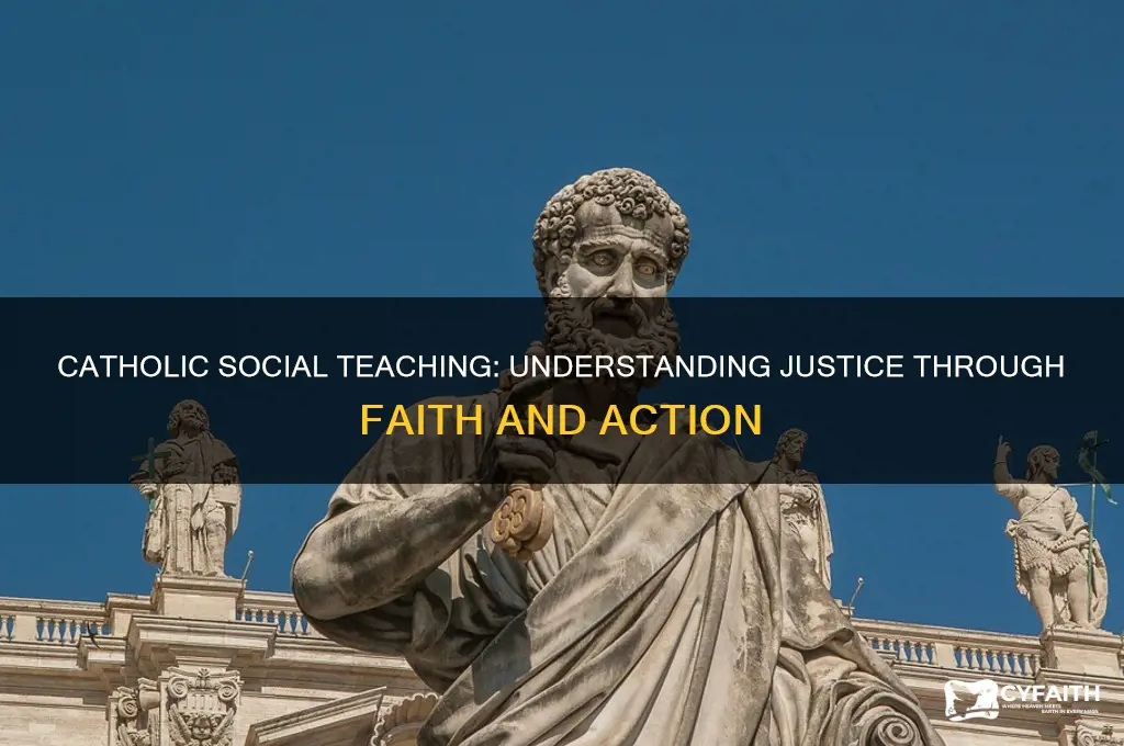 what is justice catholic teaching