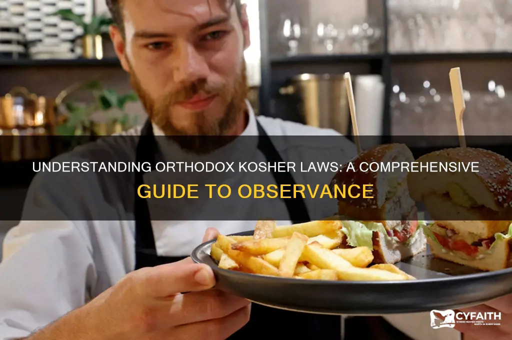 what is kosher in orthodox