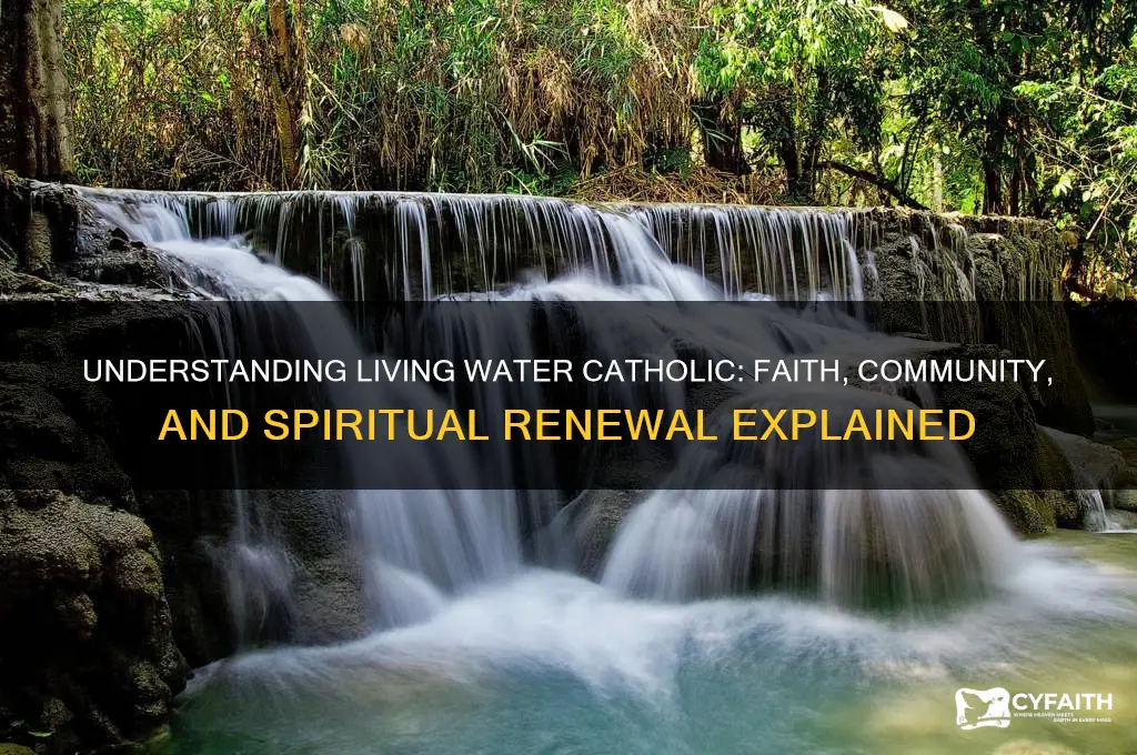 what is living water catholic