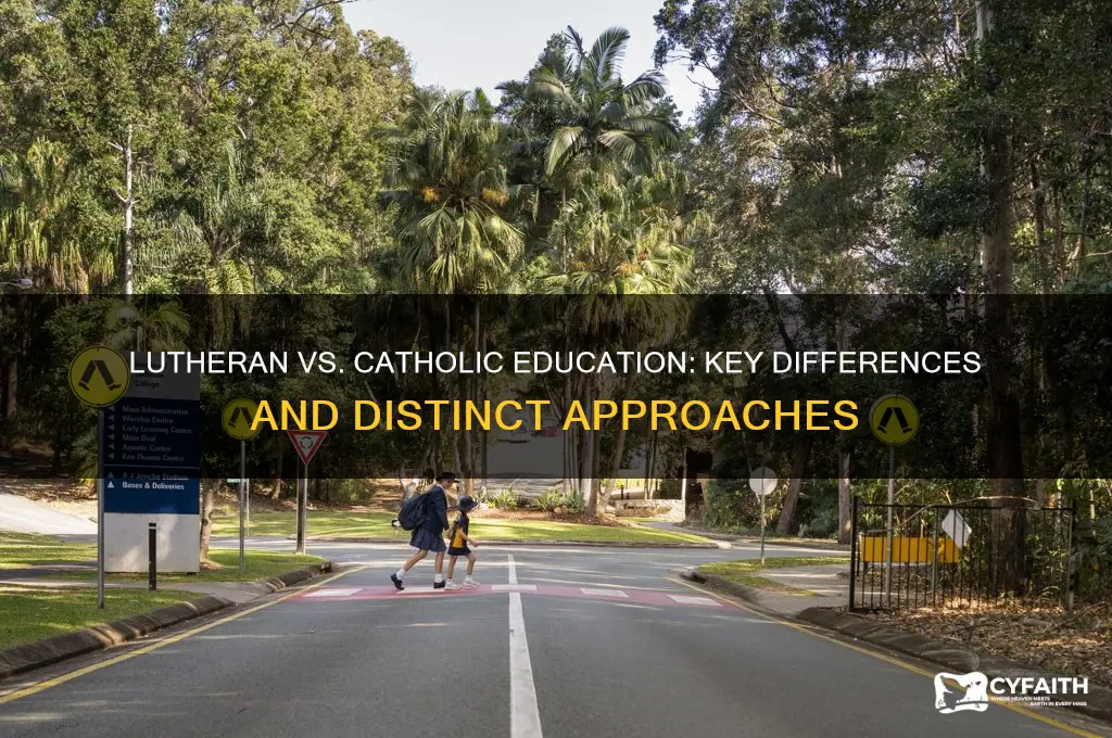 what is lutheran education vs catholic