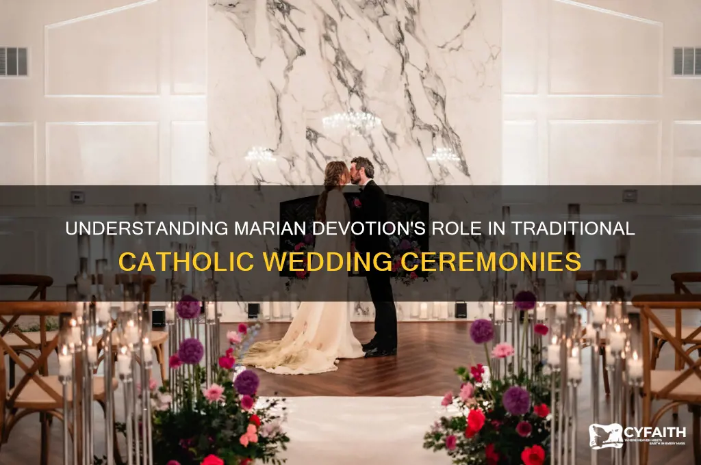 what is marion devotion at catholic wedding