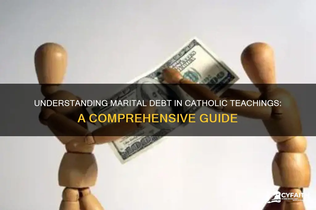 what is marital debt catholic