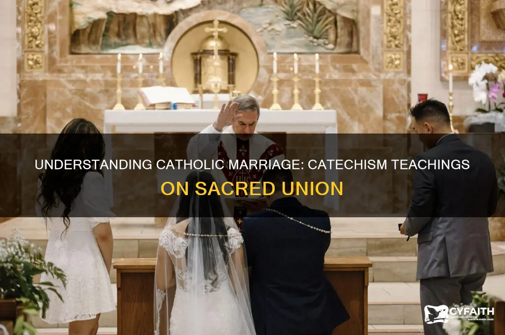 what is marriage catholic catechism