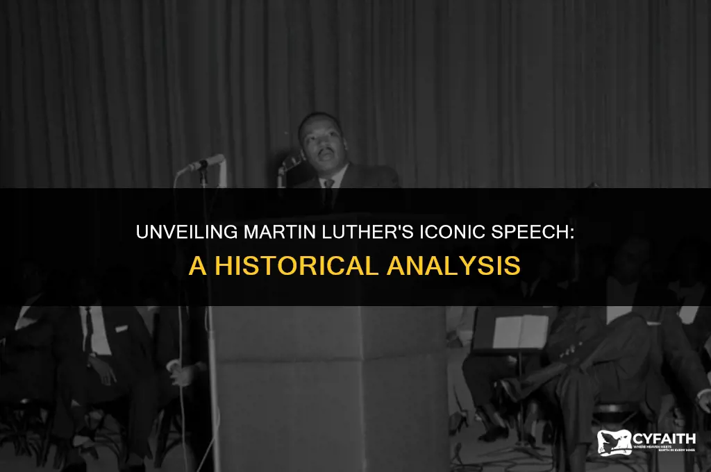 what is martin luthers famous speech