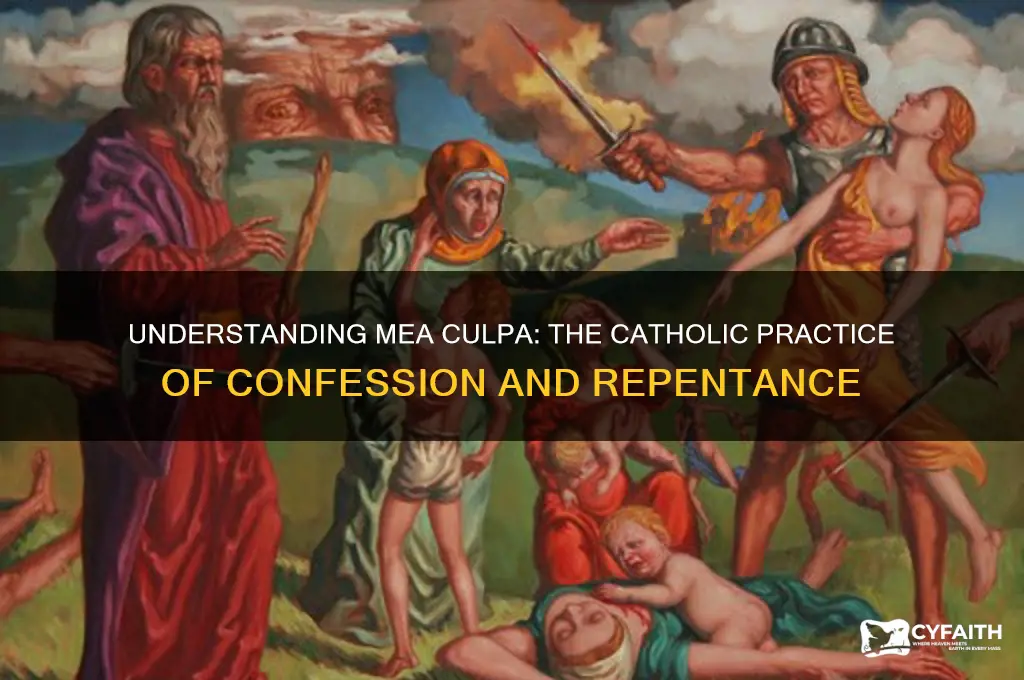 what is mea culpa catholic
