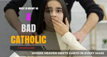 Understanding the Label: What Does It Mean to Be a 'Bad Catholic'?