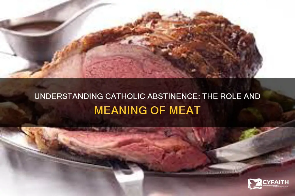 what is meat for catholic abstinence