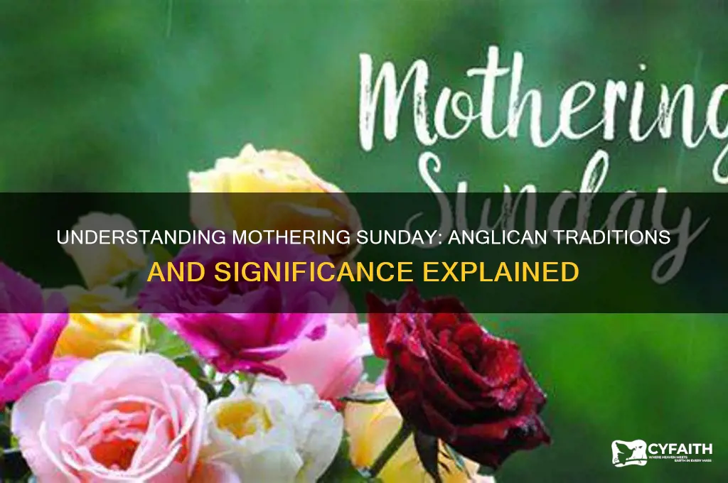 what is mothering sunday in the anglican church