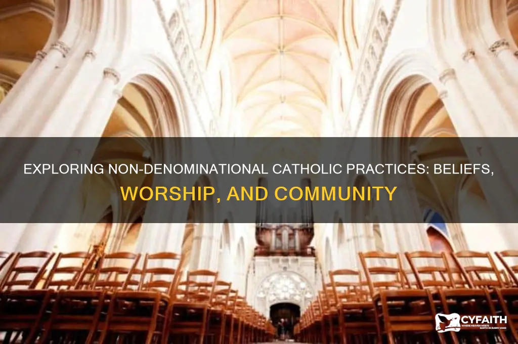what is non denominational catholic