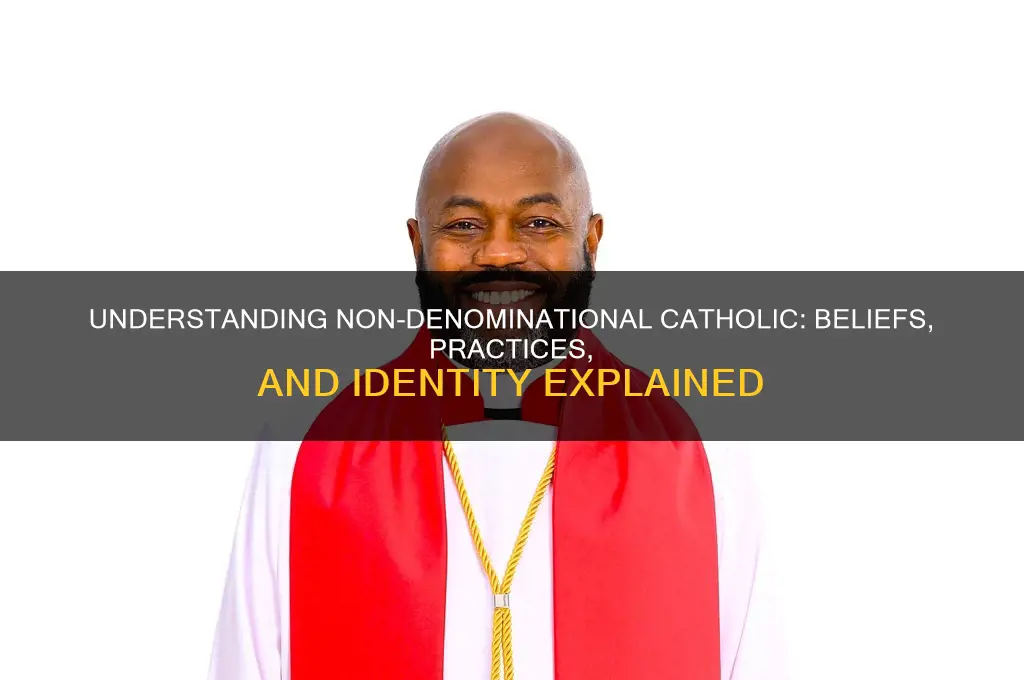 what is non denominatonal catholic