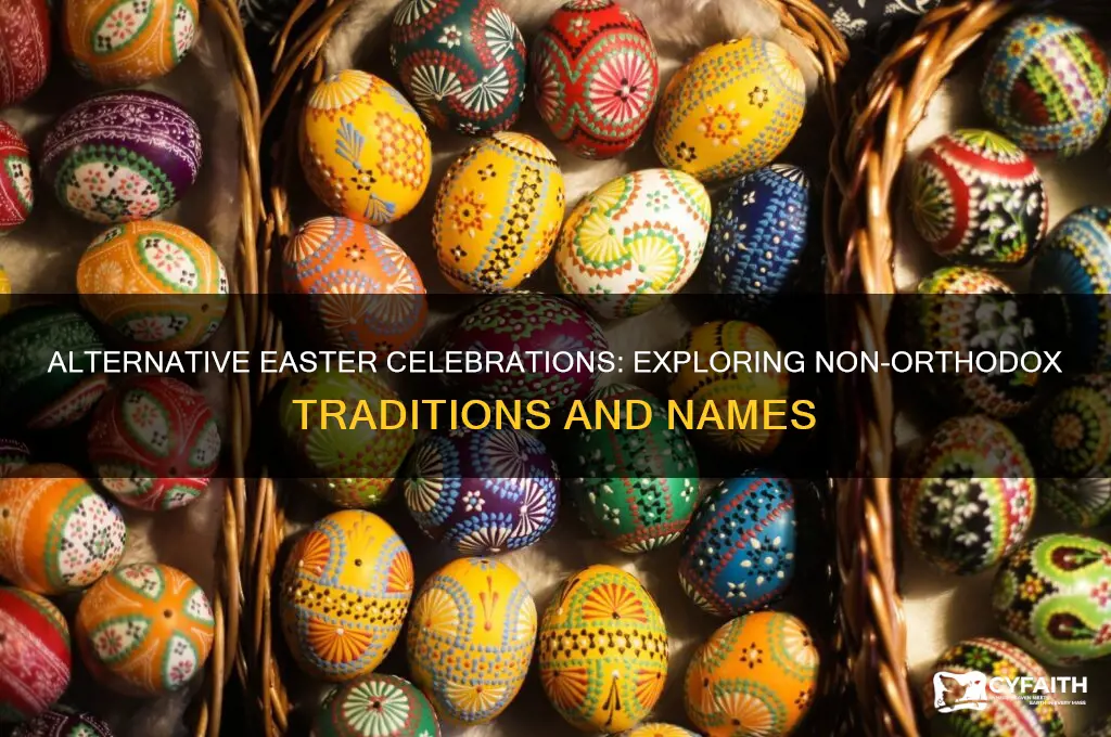 what is non orthodox easter called