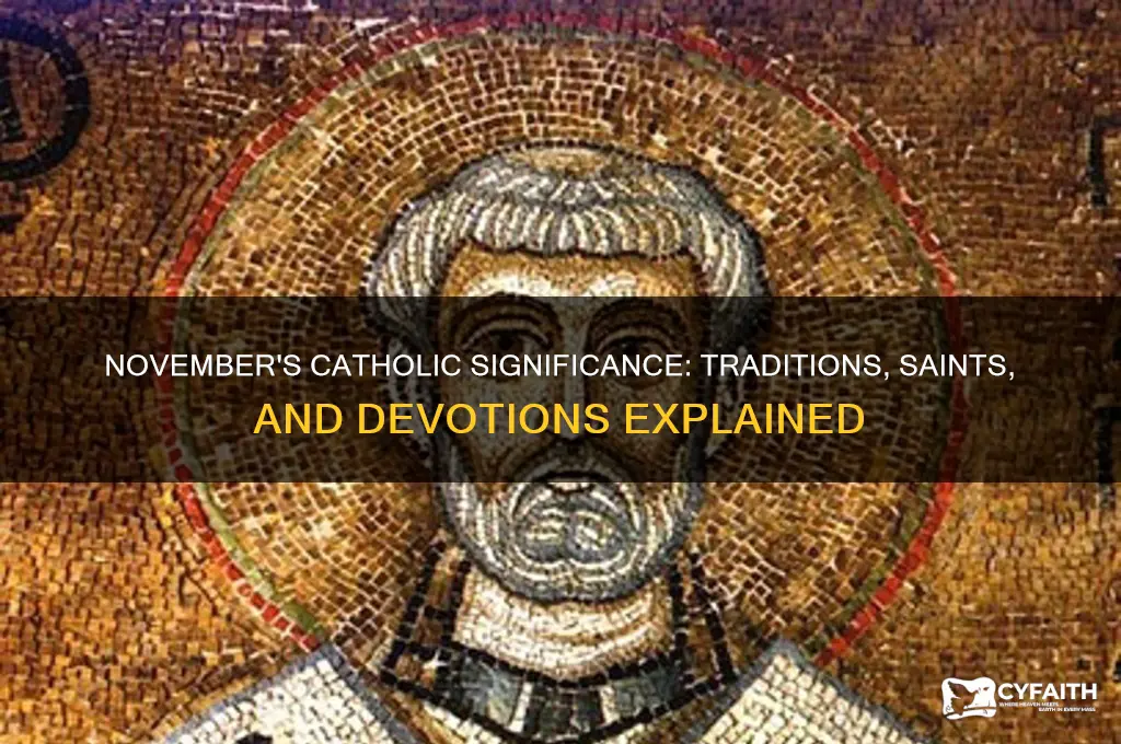 what is nov the month of catholics
