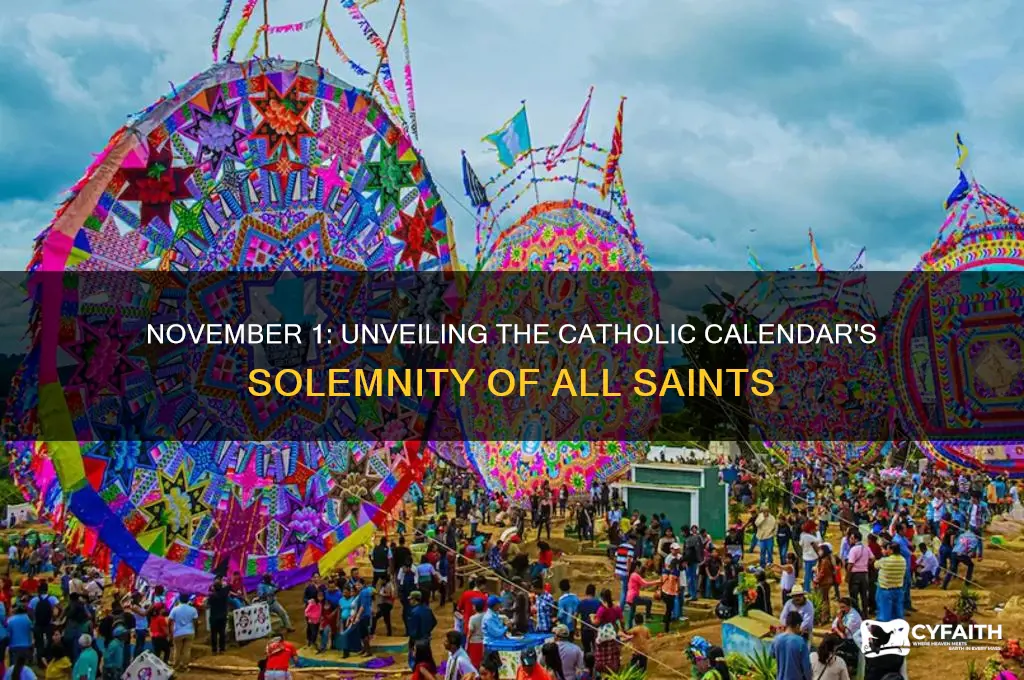 what is november 1 in the catholic calendar