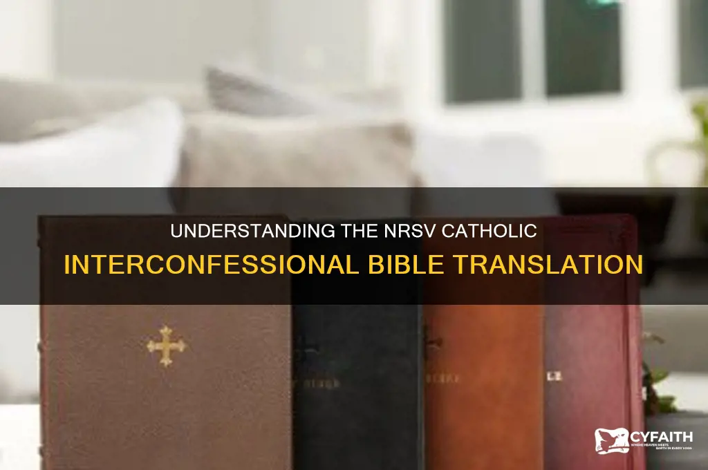 what is nrsv catholic interconfessional