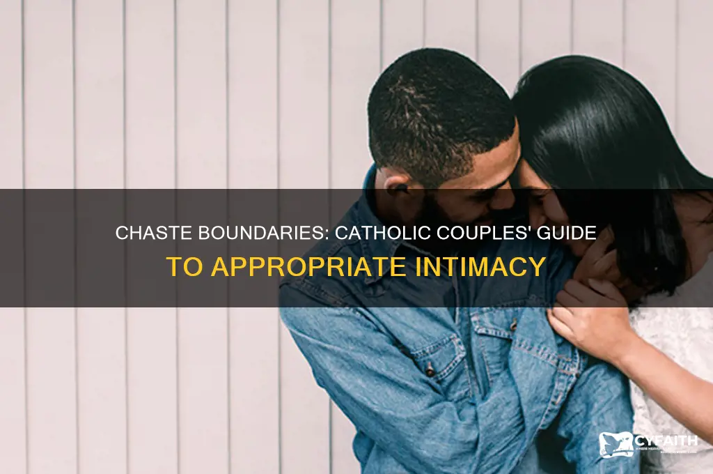 what is okay for chaste couples to do catholic