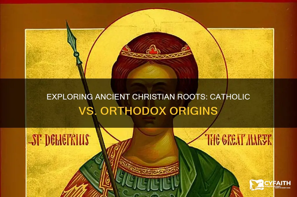 what is older catholic or orthodox