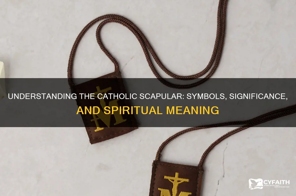 what is on a catholic scapular