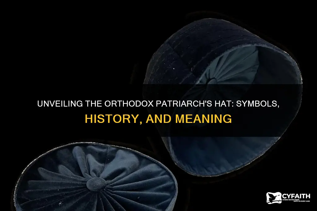 what is on the orthodox patriarch hat