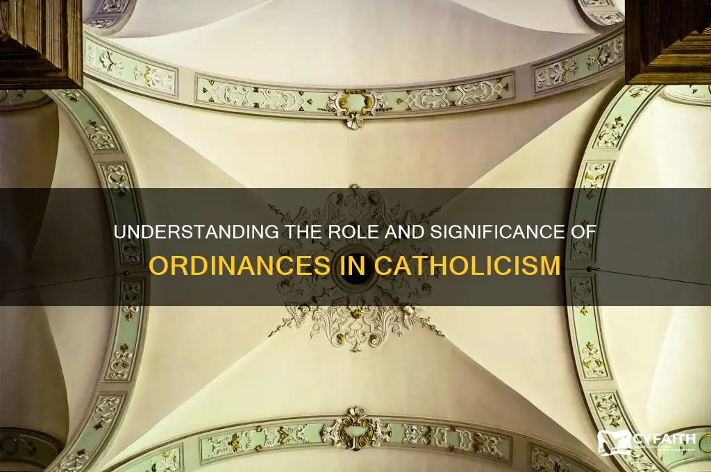 what is ordinance catholic
