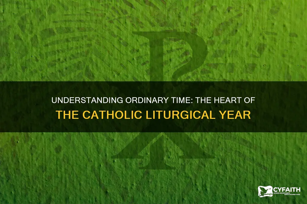 what is ordinary time in the catholic liturgical year