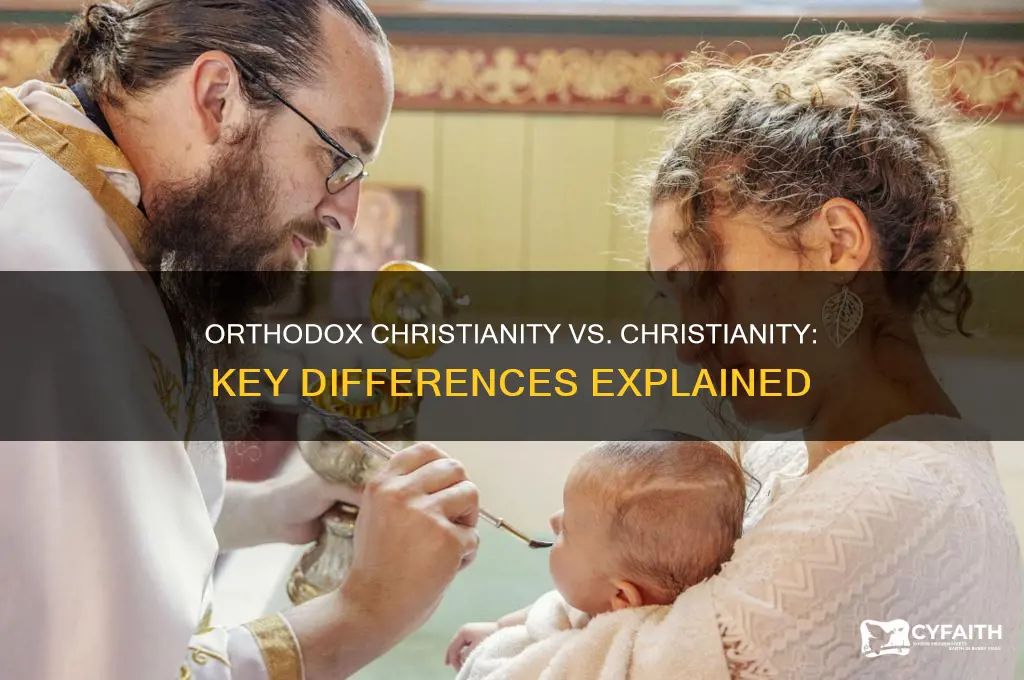 what is orthodox christianity vs christianity