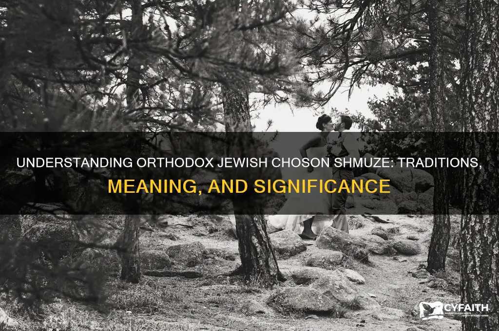what is orthodox jew choson shmuze