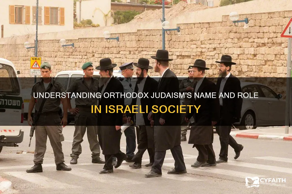 what is orthodox judaism called in israel