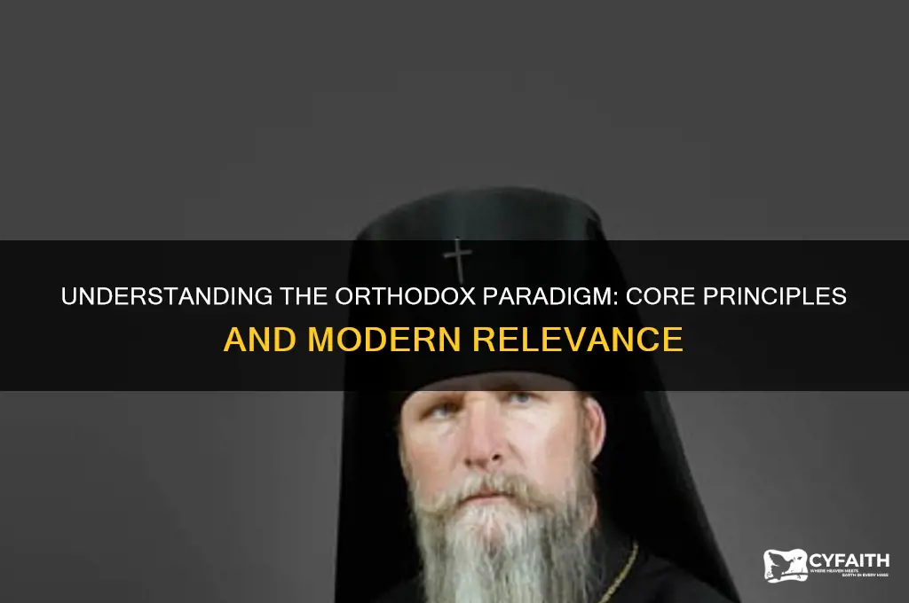 what is orthodox paradigm