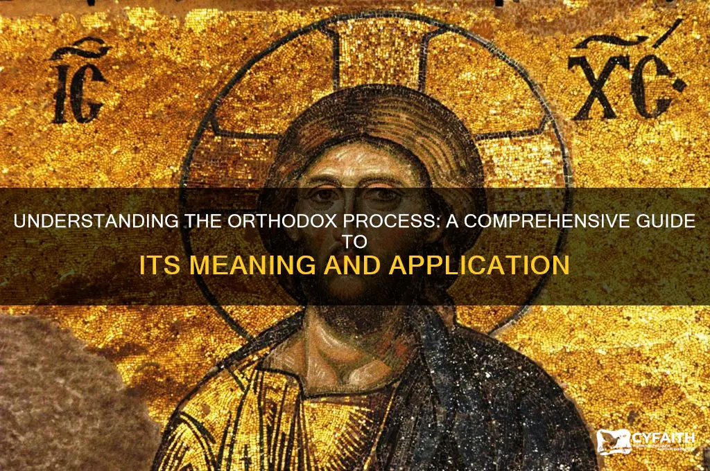 what is orthodox process yes