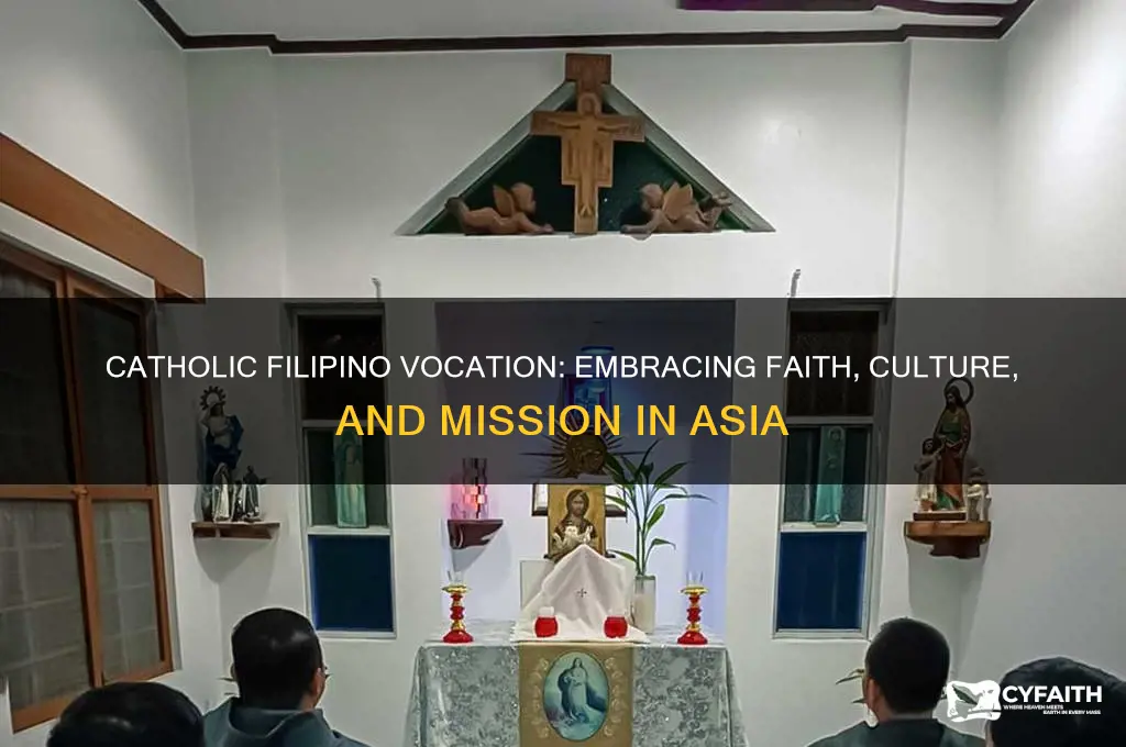 what is our vocation as catholic filipino in asia