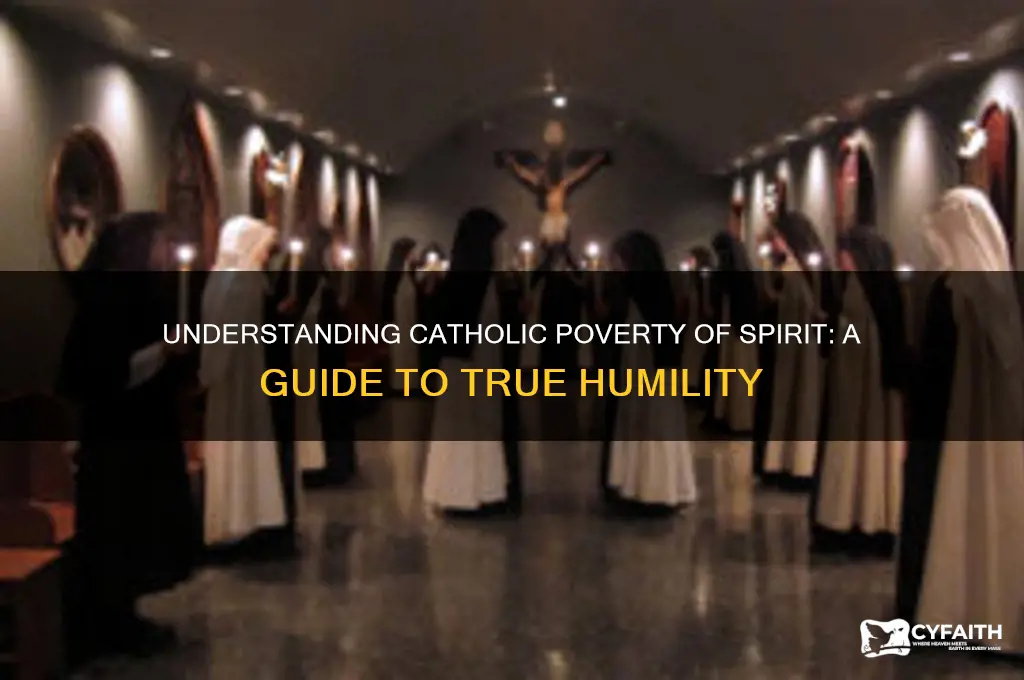 what is poverty of spirit catholic